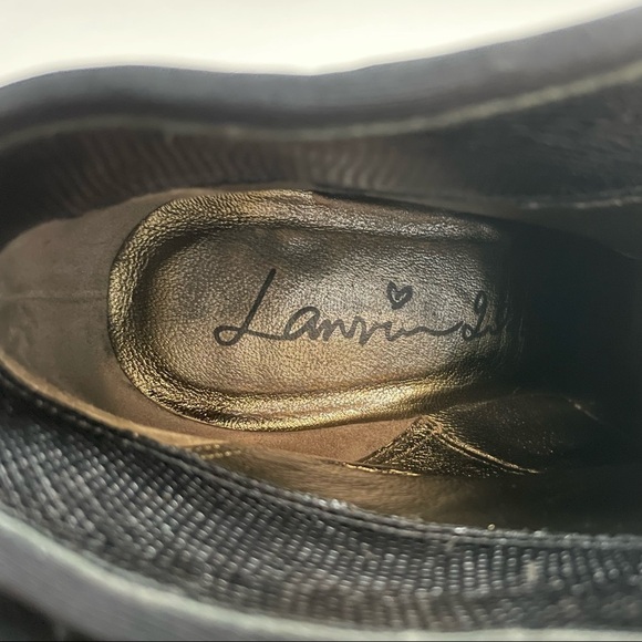 LANVIN front zip black stiletto ankle booties size 37 1/2 (US size 7) - Picture 6 of 12